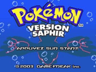 Pokémon Version Saphir Intro