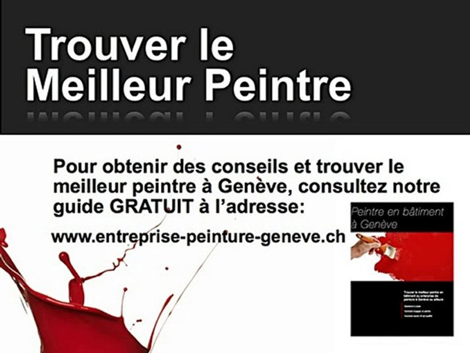 Peintre en batiment a Geneve