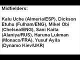 Nigeria have announced their squad for the FIFA World Cup