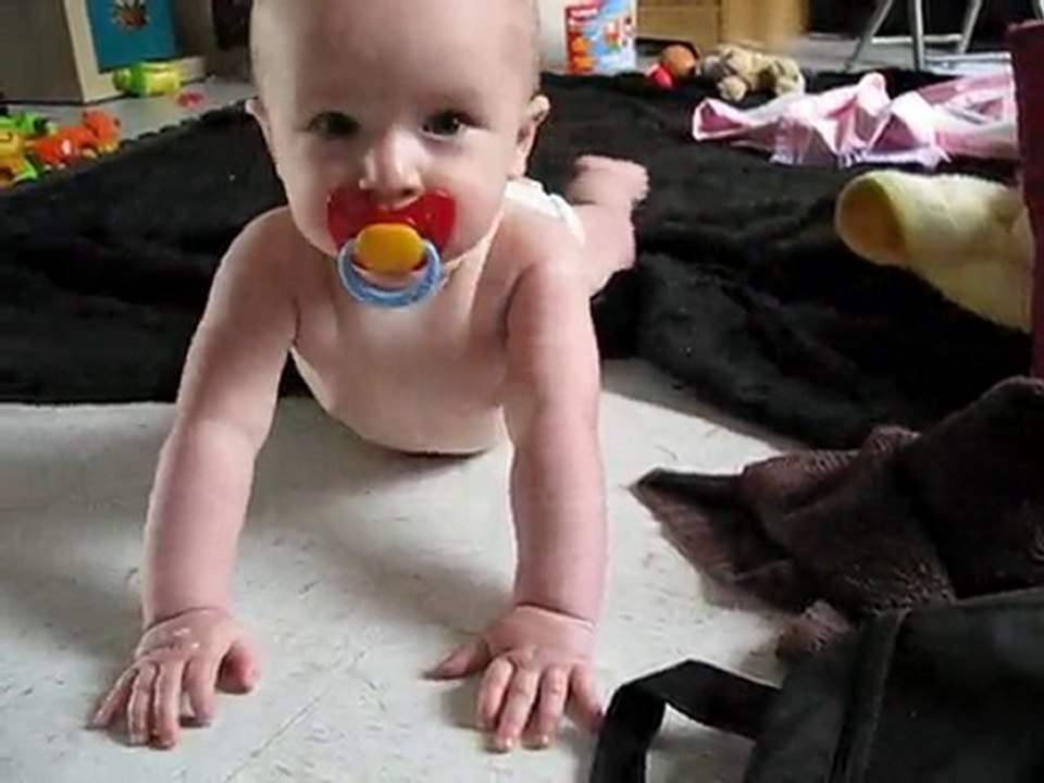 Nathan Attempting a Crawl