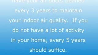 Duct Cleaning Seattle - How Often?