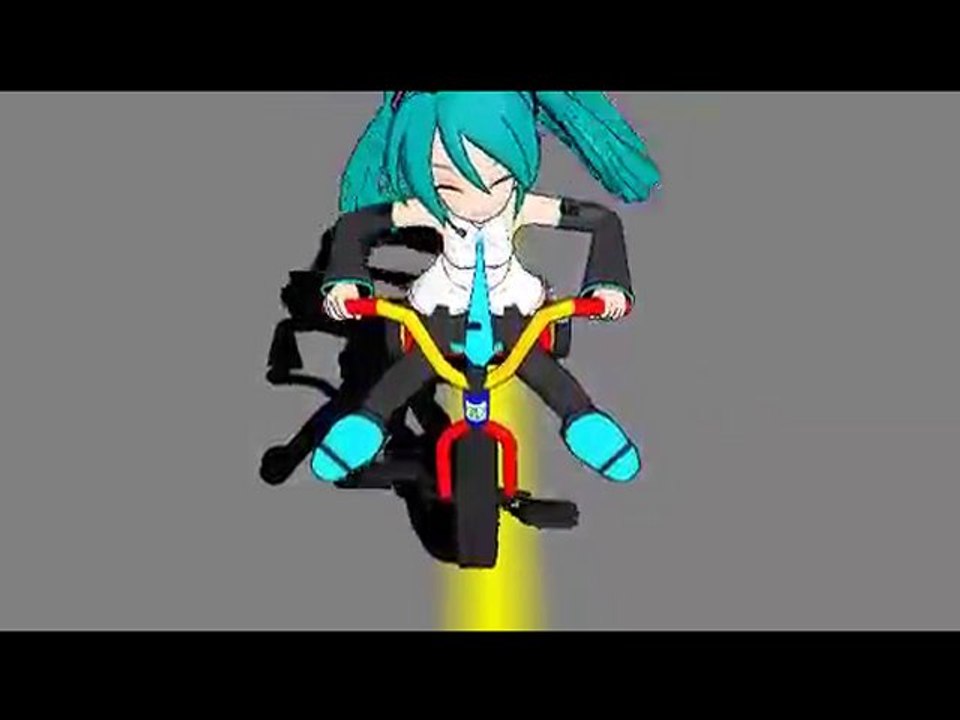 Chibi Miku - Intense Ridding Downhill Sisters Part 1 [HD]