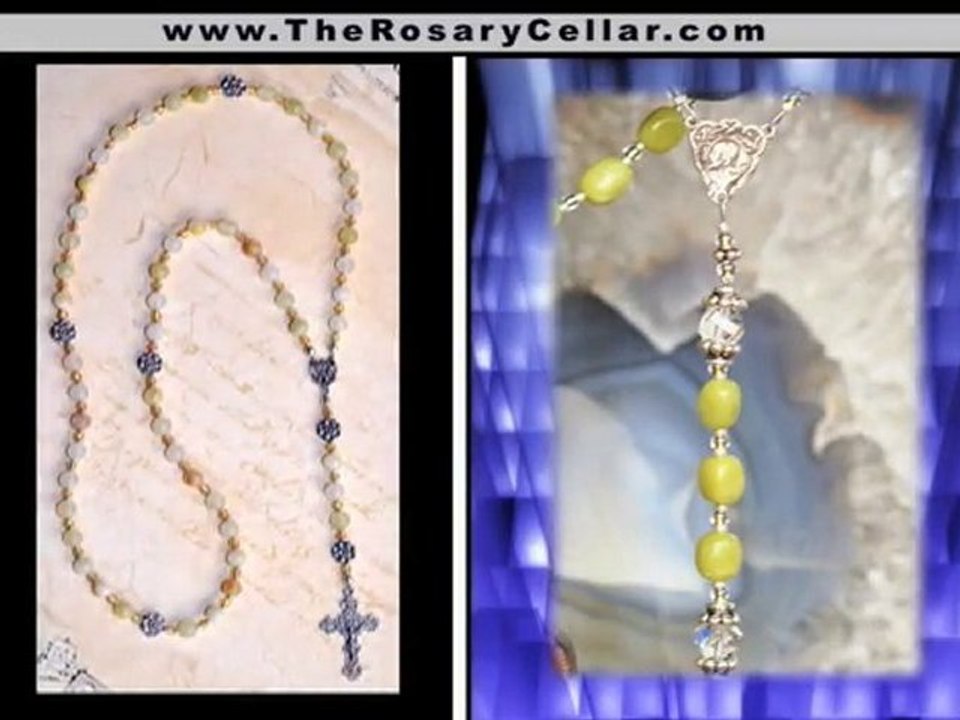 View our Online Inventory of Handmade Custom Gold Rosaries