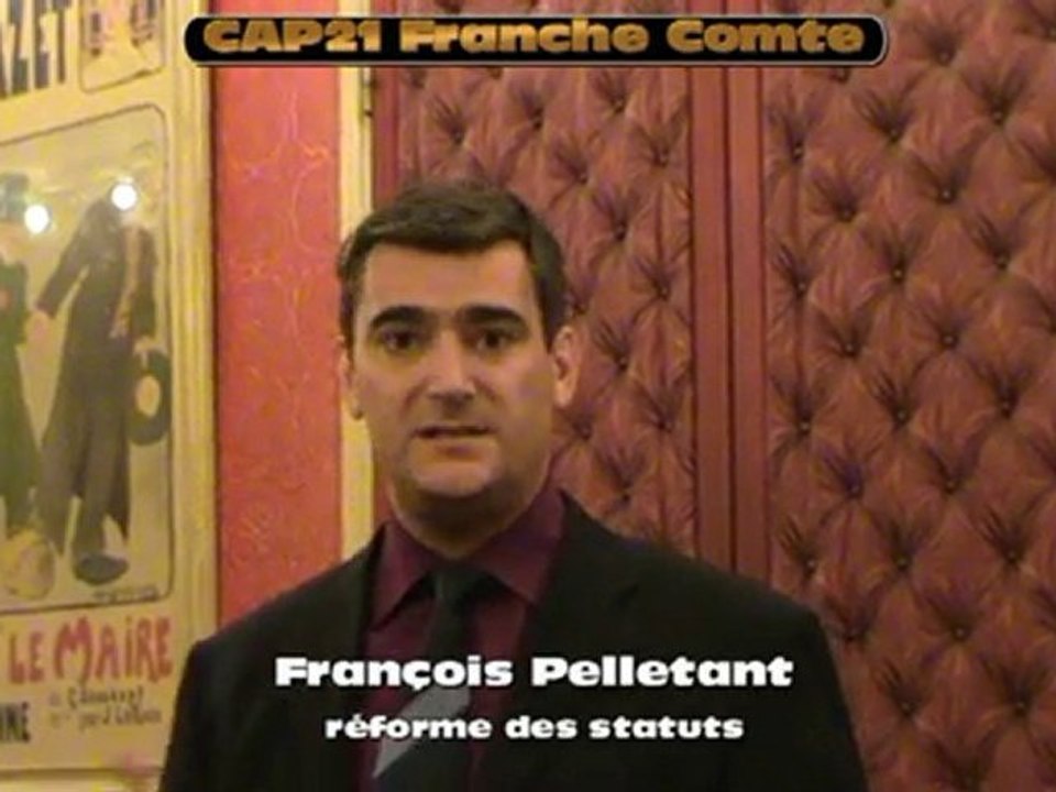CAP21 : François Pelletant, Secrétaire National
