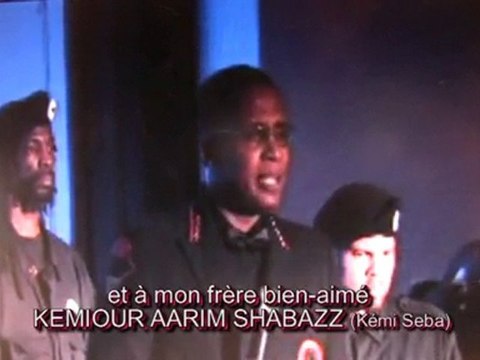 les Noirs des USA honorent Kemi Seba (Kemiour A. Shabazz)