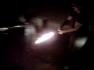 Flaming Sword Fight