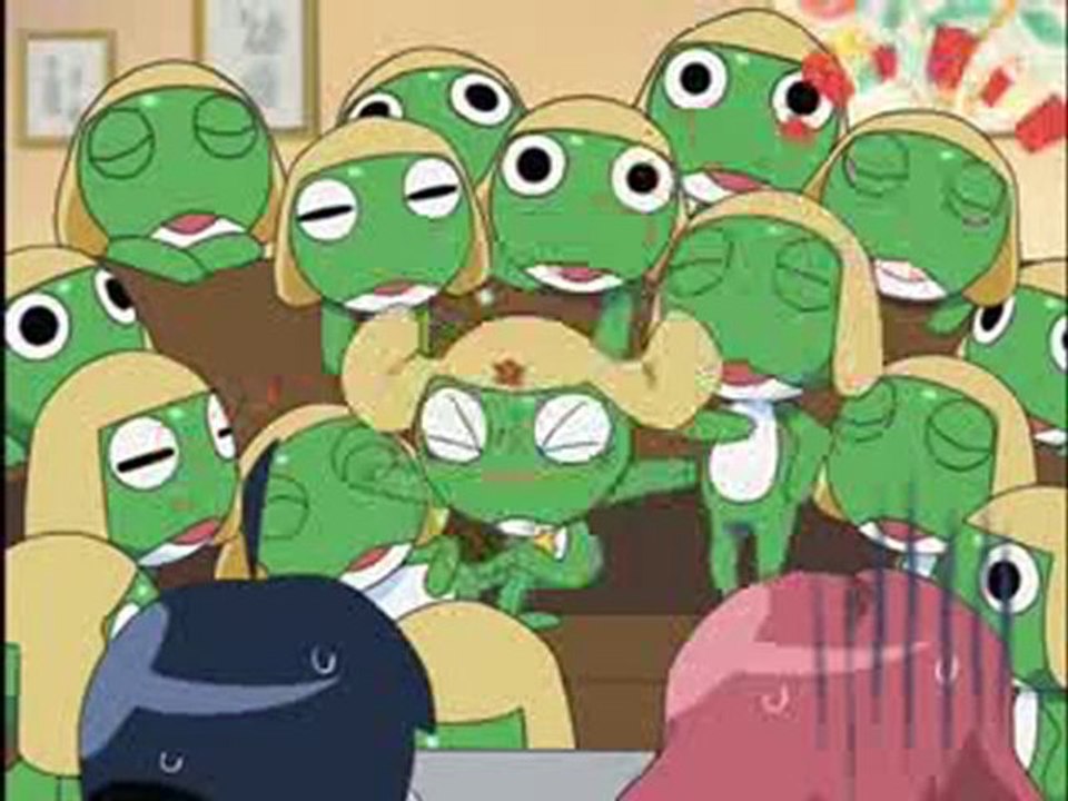 Sg. Keroro 23-P1 Panico y confusión en la casa de los Hinata
