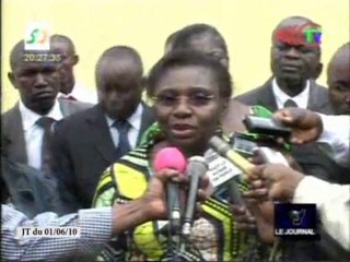 Rosalie Kama visite l’ISFA de Makabandilou