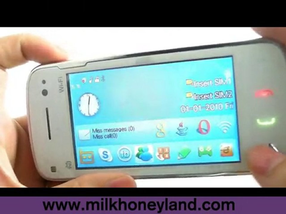 M008 Dual Card Dual Camera Quad Band WIFI TV Function ...