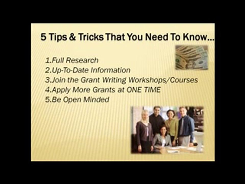 5 Tips on Government Grants For Small Business