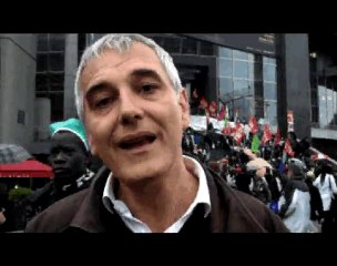 Laurent Cantet 1er juin 2010 Sans-papiers Bastille Vidéo2