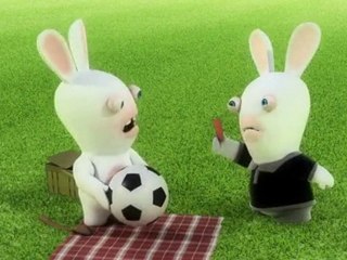 Quand les Lapins Crétins font du foot