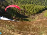 Le baptême en parapente de Lise-Marie