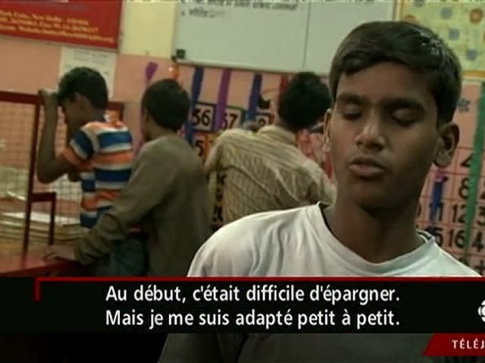 Téléjournal - Au secours des petits indiens de la rue