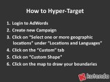 Geotargeting Search Engine PPC: Hypertargeting with AdWords
