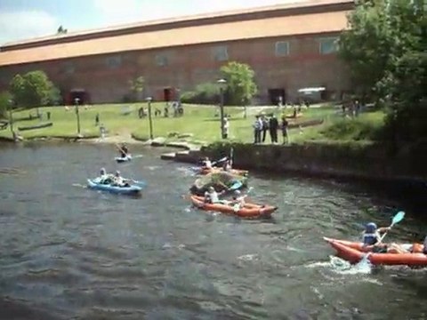Départ défi des collèges 24h kayak mercredi 02 / 06 / 2010