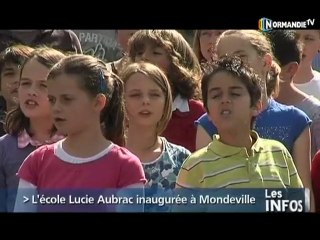 L'école Lucie Aubrac inaugurée à Mondeville