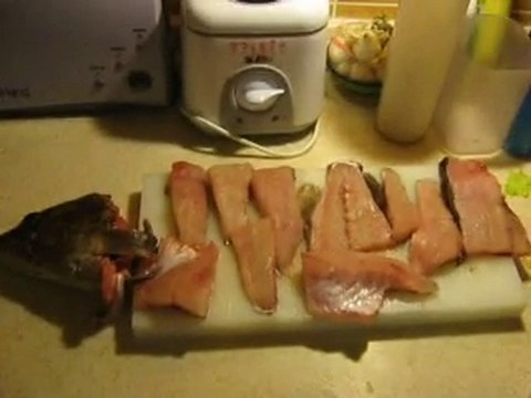 kayak jigging 2,5kg grooper ready to cook