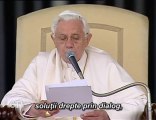 Benedict al XVI-lea pentru Orientul Mijlociu: Nu violenţei!