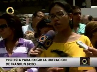 Protesta Franklin Brito