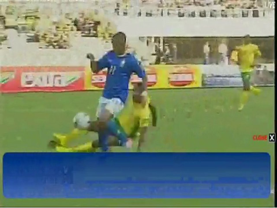 Brasil 3-Zimbabwe 0, amistoso preMundial Sudáfrica 2010