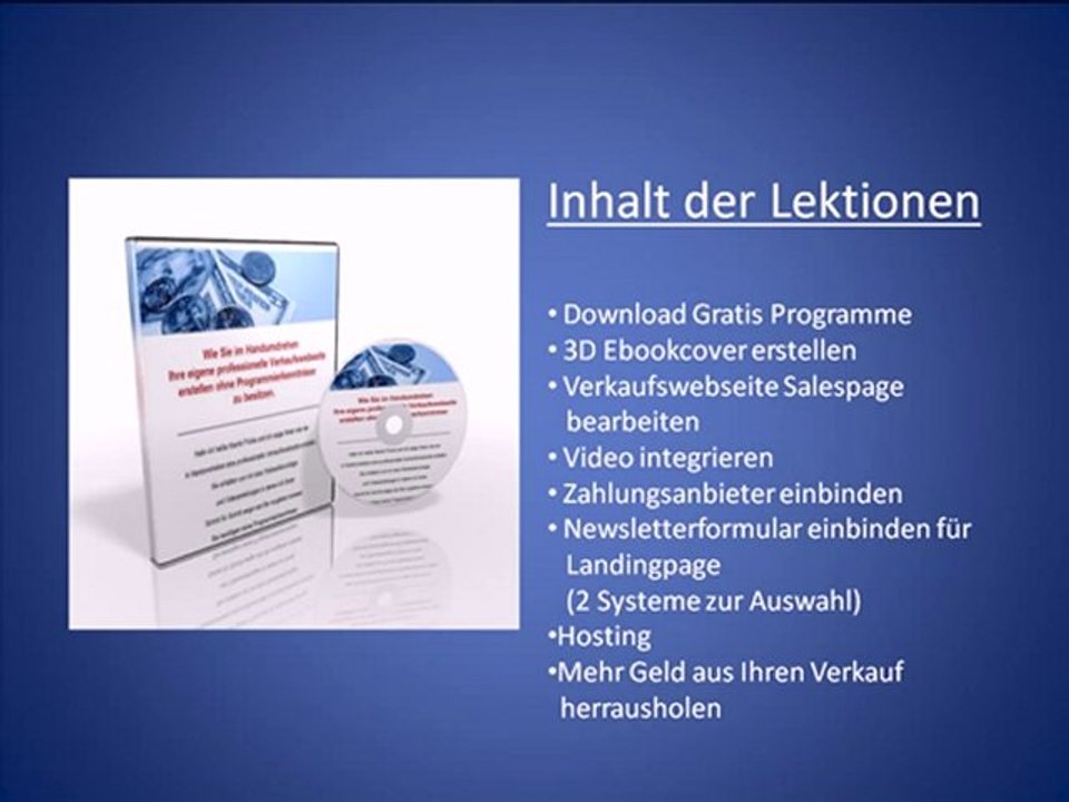 Wie Sie ganz leicht eine Salespage erstellen.