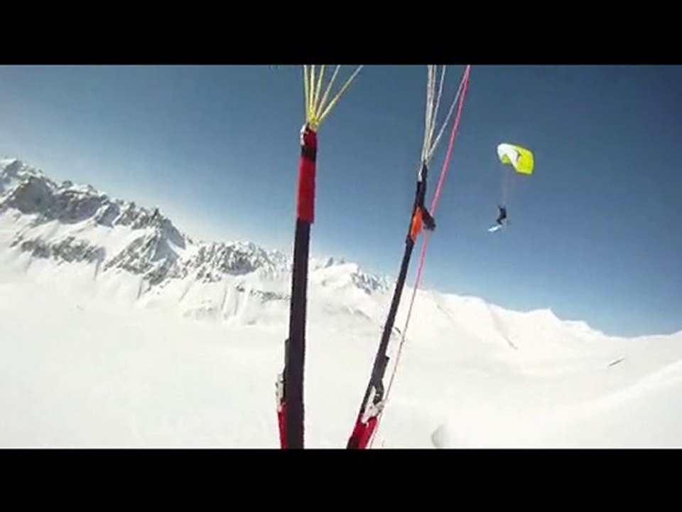 Zone de speed riding de l'Aiguille Noire (D) Valloire