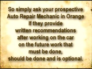 Orange Auto Repair Shop  Tip #7