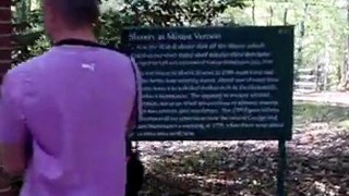 Memorial des esclaves mont vernon