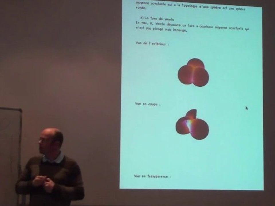 Les bulles sont-elles toutes rondes ? - Frédéric Hélein