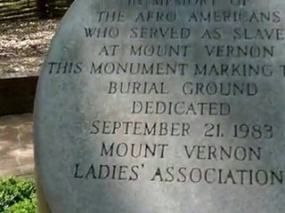Memorial des esclaves mont vernon 2