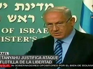 Israel argumenta ataque a flotilla y bloqueo a Gaza