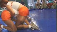 Hooter girls wreslting