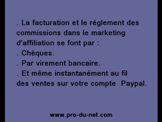 Les secrets du marketing d'affiliation.