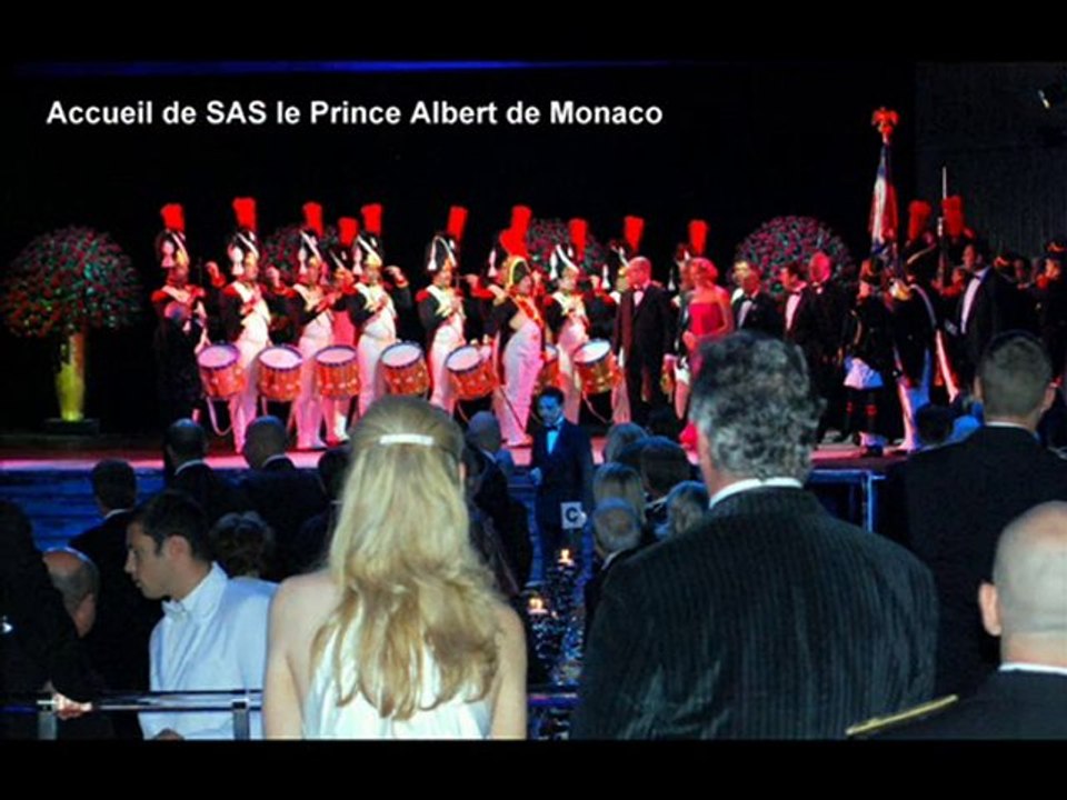 Les Tambours de la BGHA au gala du 68e Grand Prix de Monaco.