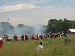 Казаки сражаются против войск Петра 1