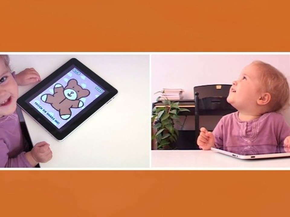 When a baby discovers the iPad !