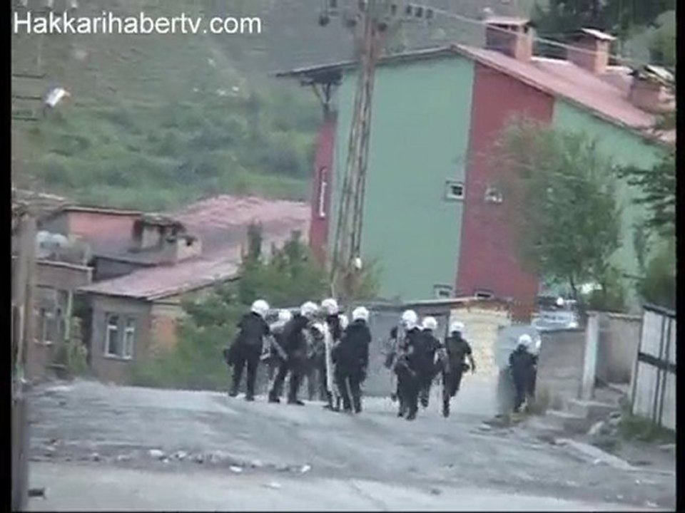 Hakkari medrese de olaylar çıktı