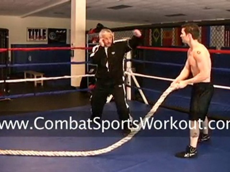 Battling Rope Exercises For Jabbing Arm