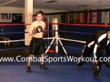 Right Hook on Mitts - Training Boxing Techniques