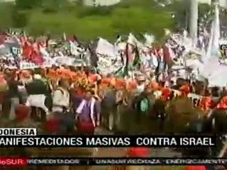 Indonesios llaman a guerra santa tras violencia de Israel