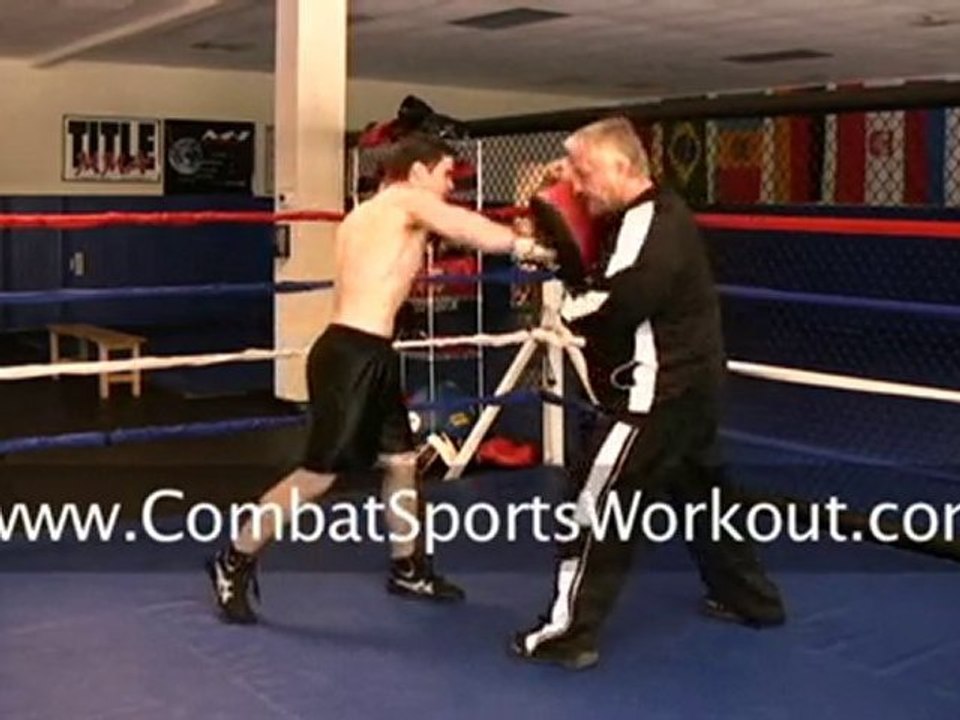 Power Cross on Donut Practice Technique Punching