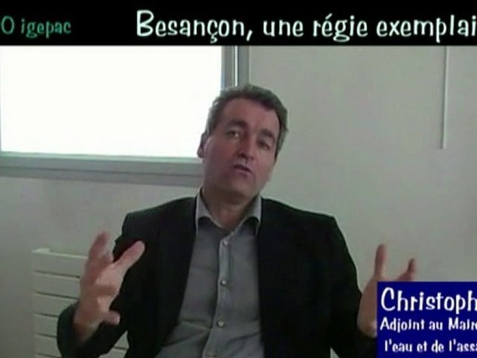 Pourquoi gérer l'eau en régie - Besançon - 2010 - igepac