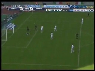 Mexico 1 Italia 0 - Amistoso