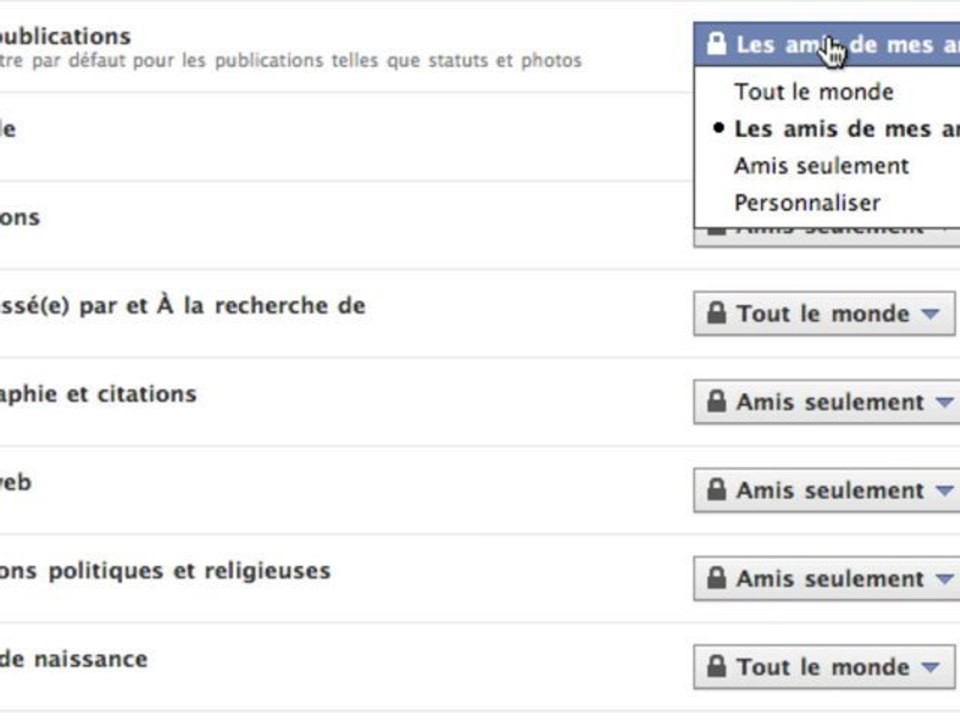 Gérer les nouveaux paramètres de confidentialité de Facebook