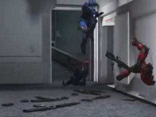 Oh le méchant coup de crosse!