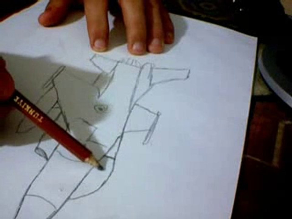 Karakalem Uçak Çizimi-Hızlandırılmış