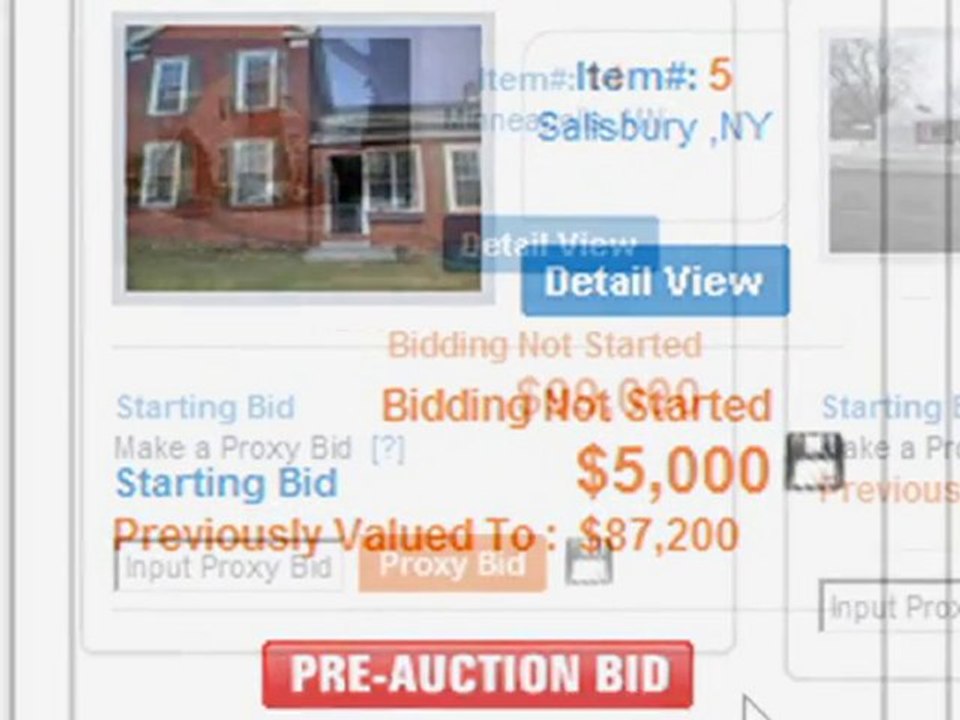 How to Bid in REO Real Estate Auction Online w REDC