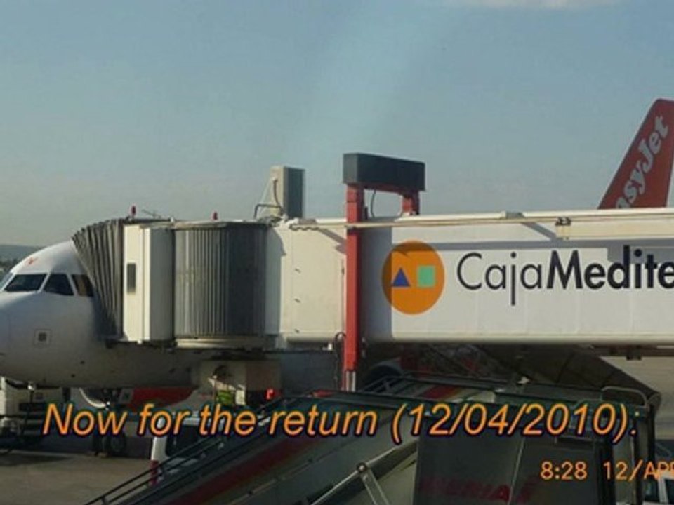 EasyJet Airbus A319 flights (10 & 12/04/2010)