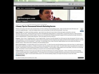 4 Snazzy Tips for Network Marketing Success